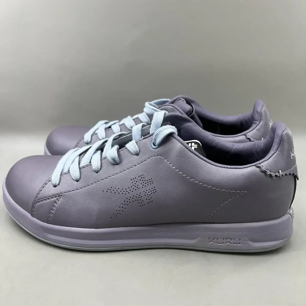 KURU Roam Classic Court Shoes Women Size 10.5 Purple Leather Comfort Sneakers